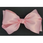 Pink (Light Pink) Satin Bow - 6 Inch